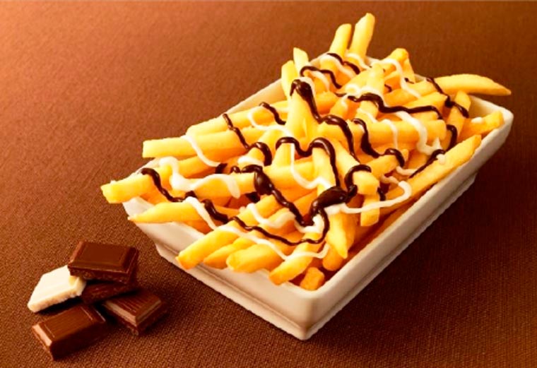 les frites au chocolat de mcdo