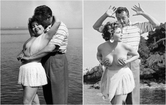 5. Simone Silva et Robert Mitchum 1954.