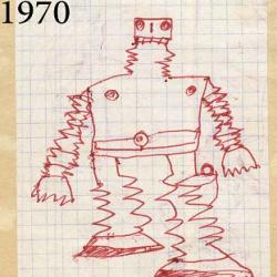 15 comparaisons de dessins montrant l'évolution de l'artiste