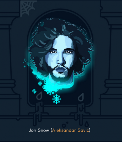 The Game of Thrones characters made ​​by 30 designers