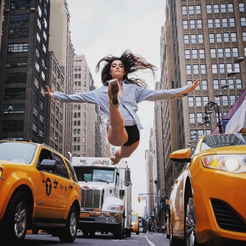 Des danseurs ballet improvisent en plein coeur de New York