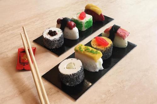 Les glaces à l'italienne revisitées version Sushis