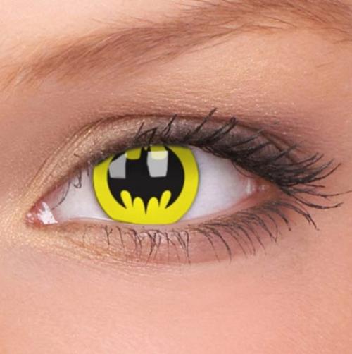 Amazing geek contact lenses! (Batman, Twilight, Naruto)