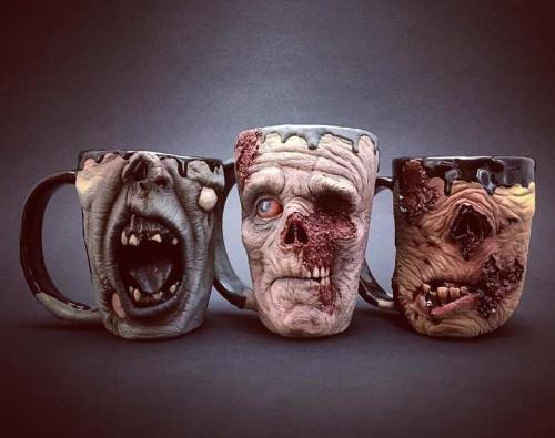 Des mugs zombies pour un pti déj écoeurant 