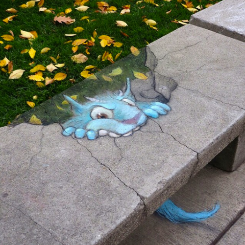 Les créatures fantastiques du street-art de David Zinn